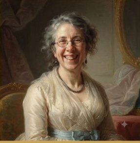 La fausse : Sandrine Bihorel en portrait à la manière d'un tableau ancien